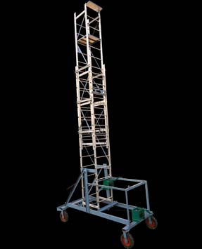 Aluminium tilttable tower extension ladder-2512